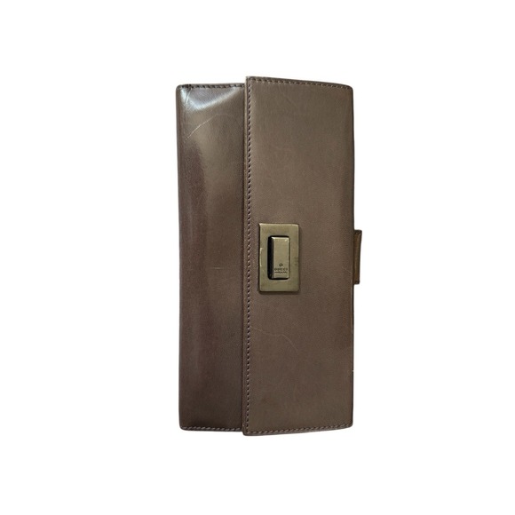 Vintage Gucci‎ Long Wallet Womens Brown Leather Bi Fold - Picture 5 of 7